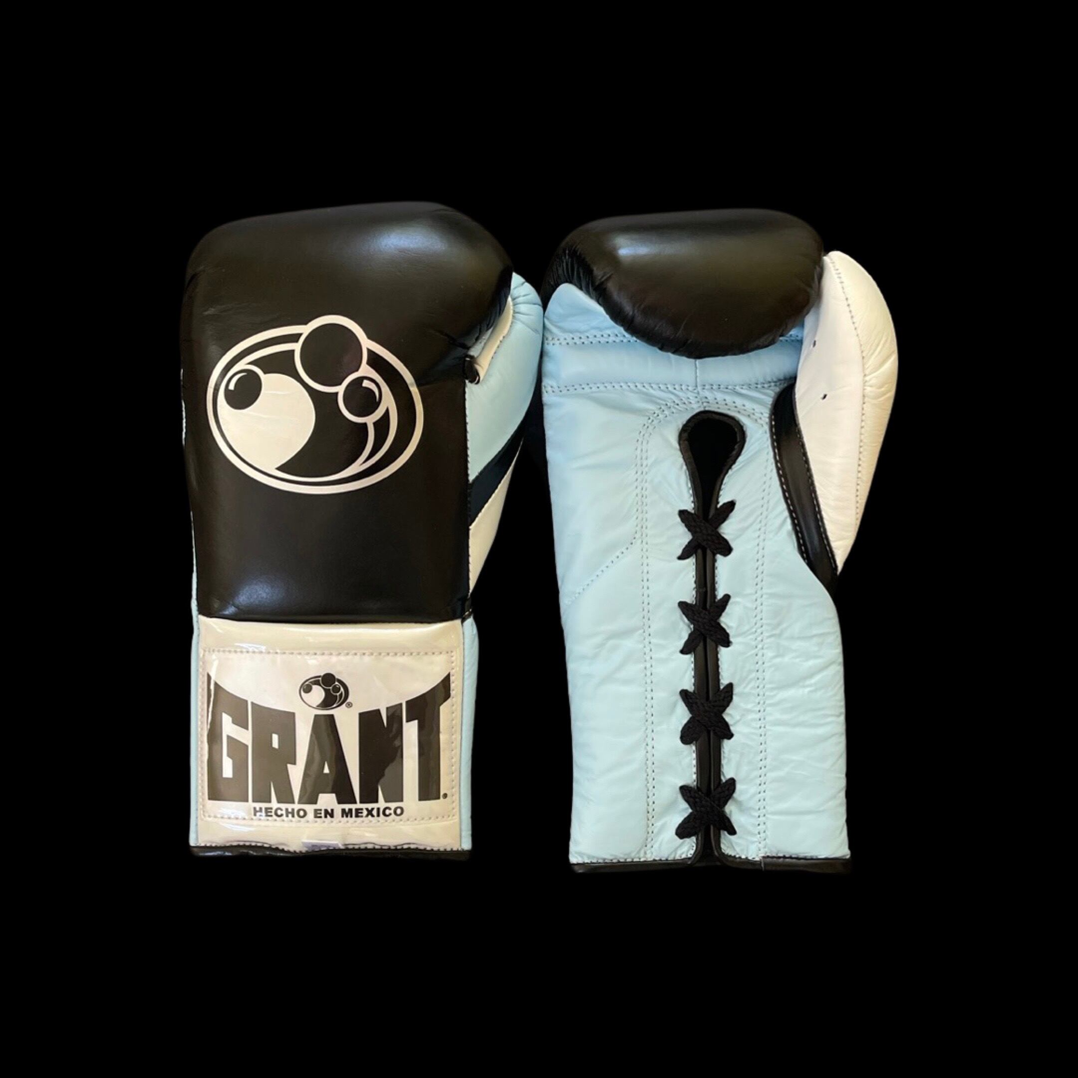 Grant グラントパンチャーグローブ ブラック/アクア/ホワイト 8oz 