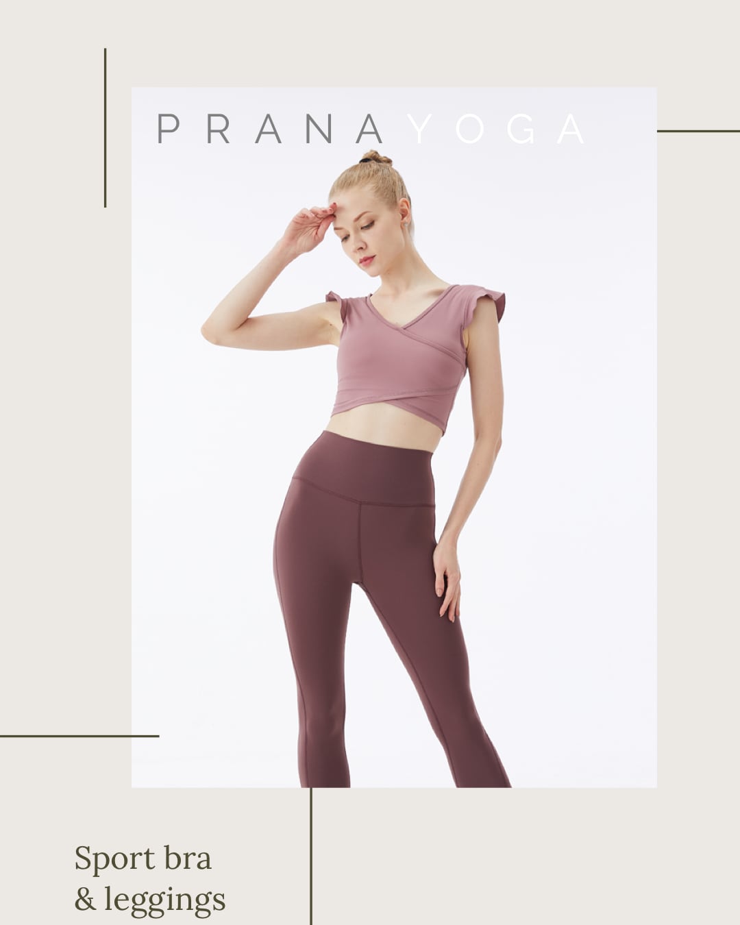 SET UP 】フリル×ピンク | PRANA YOGA インポートヨガウェア専門店