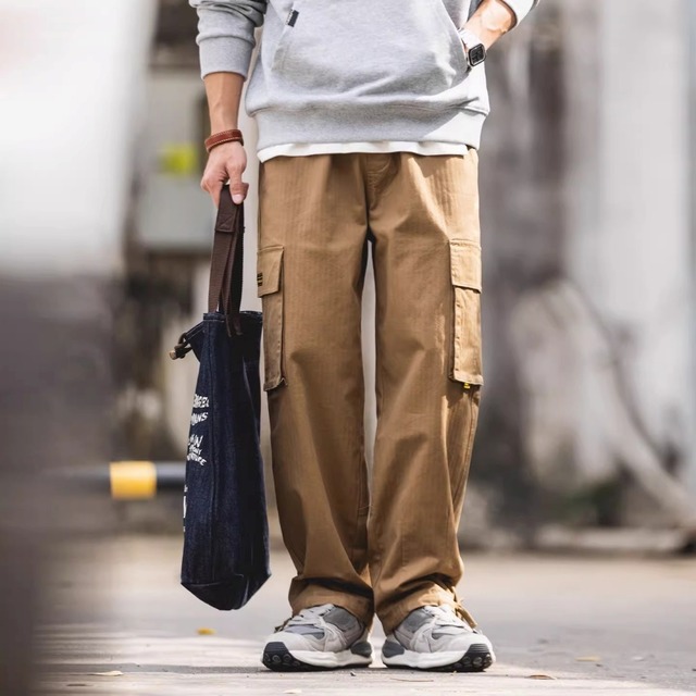 ヘリンボーン ドローコードカーゴパンツ 3カラー 11345