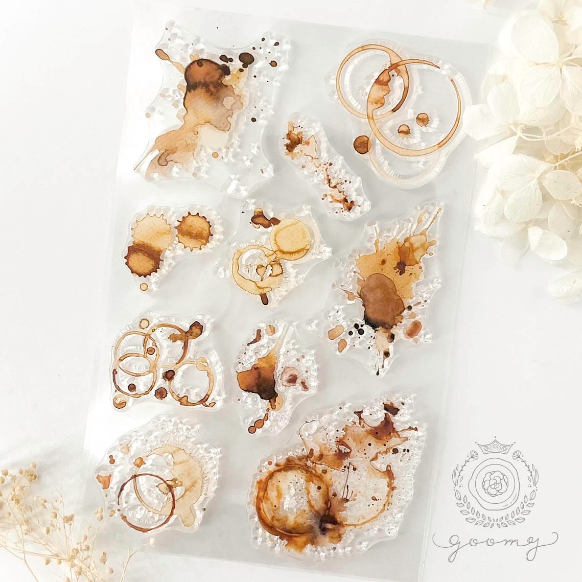 【再入荷】シリコンスタンプシート coffee<H32>