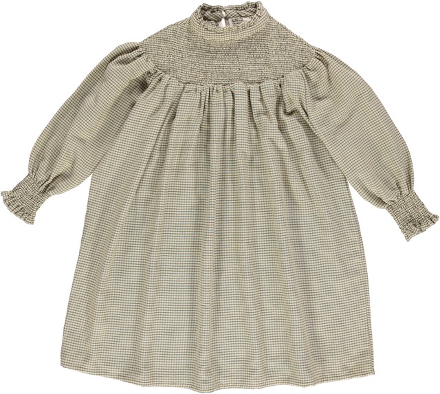 Liilu - Smocked Check Dress