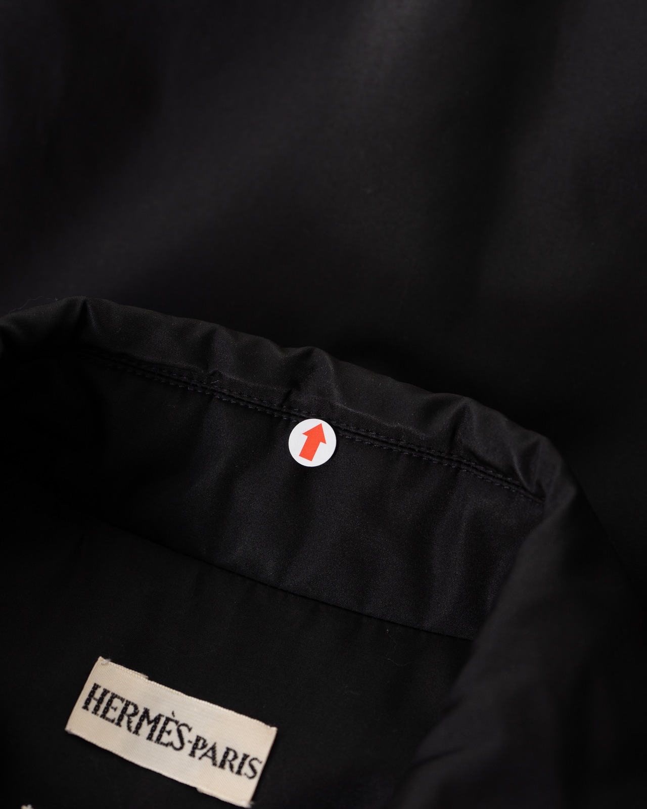 〈Hermès by martin margiela〉Silk zip blouson