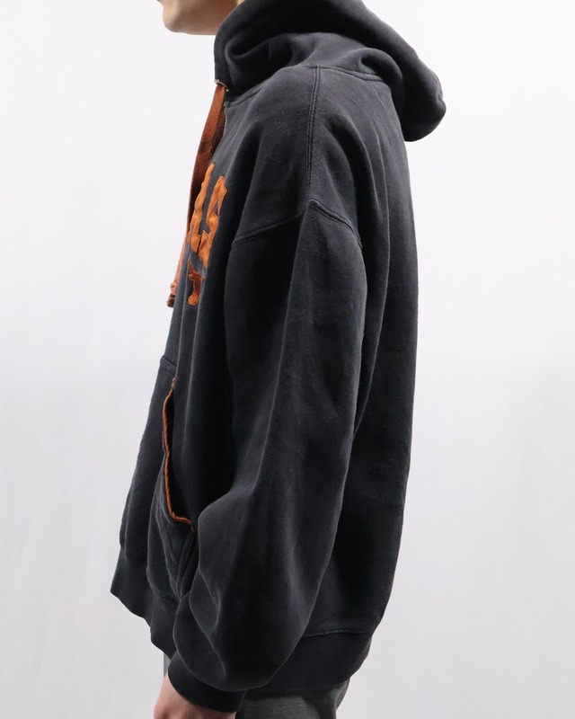 logo print hoodie