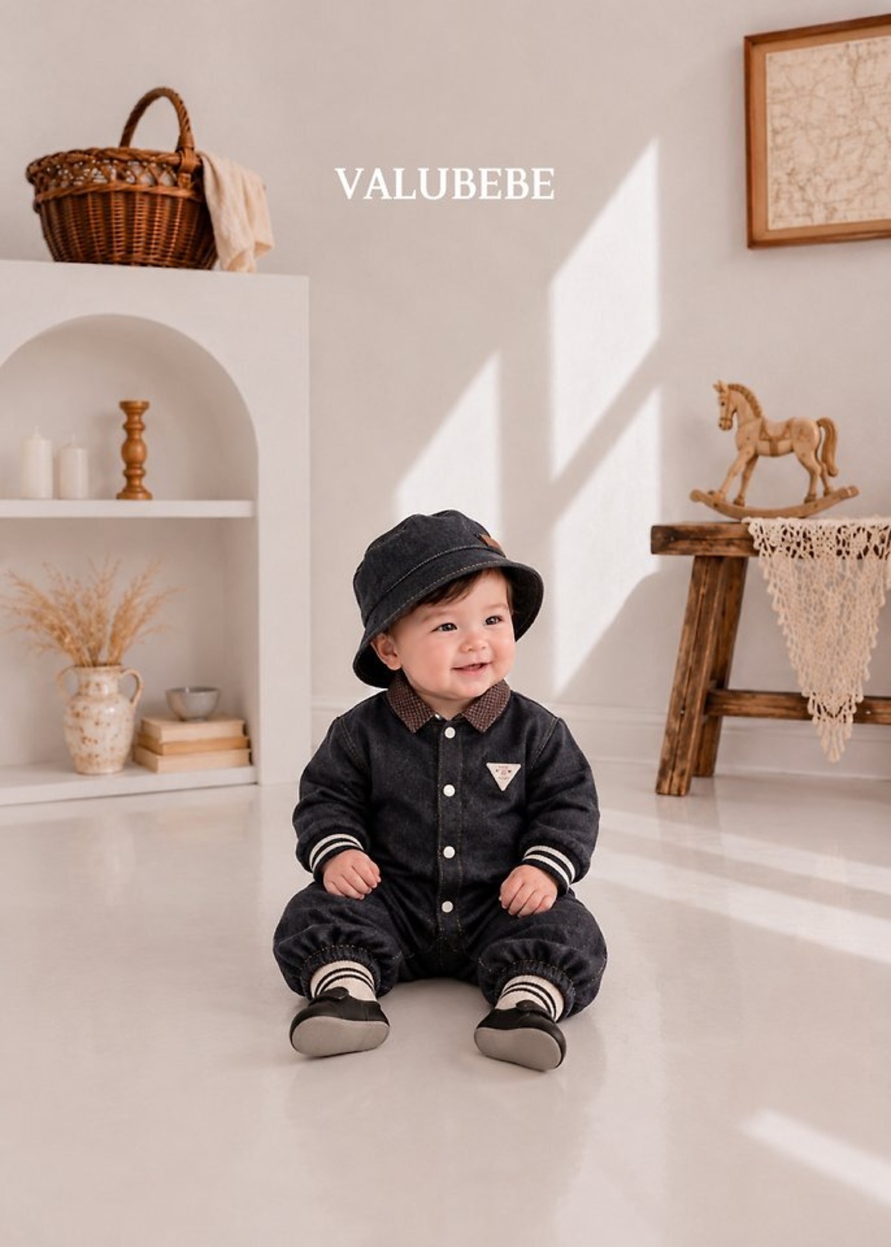韓国子供服 / 26Autumn / 〖取寄〗valubebe / ベーシック ライン ソックス / ベビー服 / キッズ服 * free *