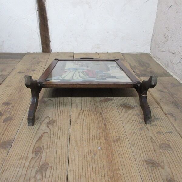 イギリス アンティーク 家具 ファイヤースクリーン 衝立 刺繍 英国 6120d イギリス アンティーク 家具 ファイヤースクリーン 衝立 刺繍 英国 6120d