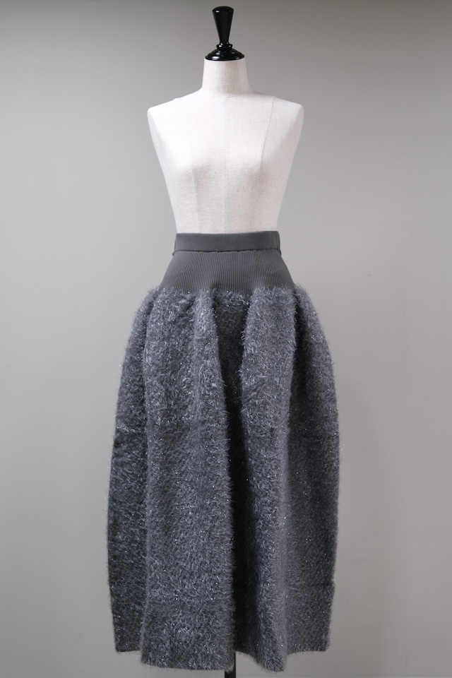【CFCL】POTTERY LUXE SKIRT - iron gray