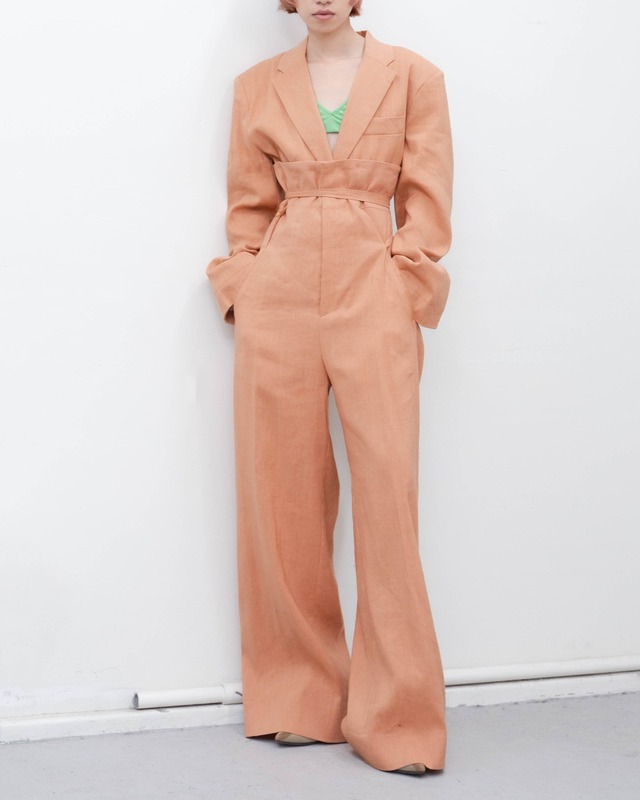 JACQUEMUS - hemp wool tailored suit from SS2021 "L'AMOUR"