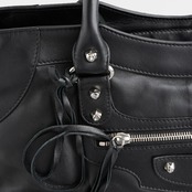 バレンシアガ パートタイム クラシック ラムスキン ブラック レザー