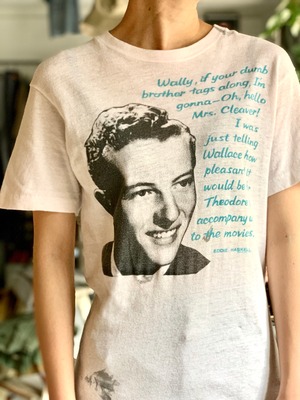 80’s old “s/s picture print t-sh” “EDDIE HASKELL”