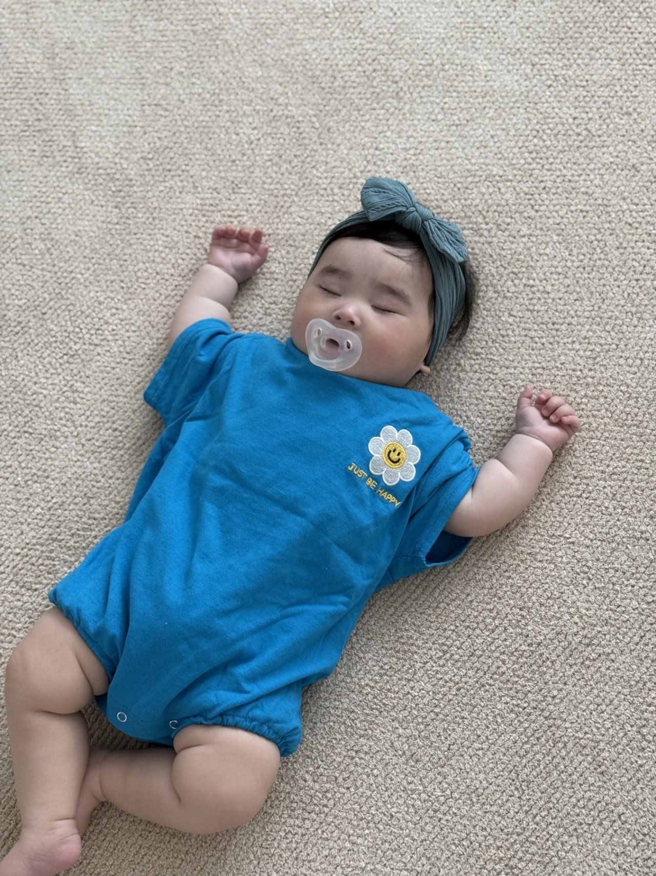 [Moran bebe] Happy Daisy Bodysuit / [모란] 해피데이지슈트