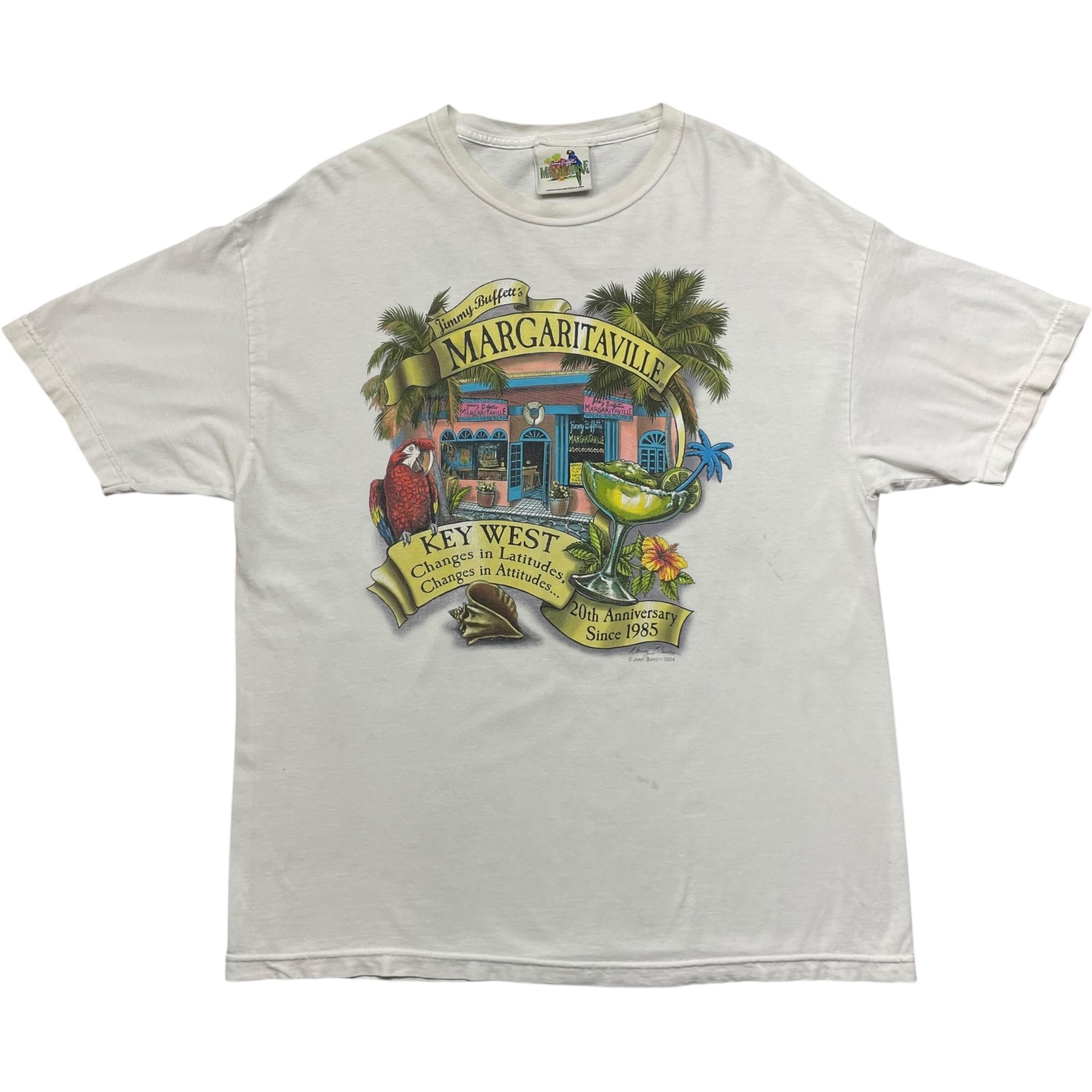 《XL》 Jimmy Buffett's Margaritaville Tシャツ 両面プリント ホワイト no.8605