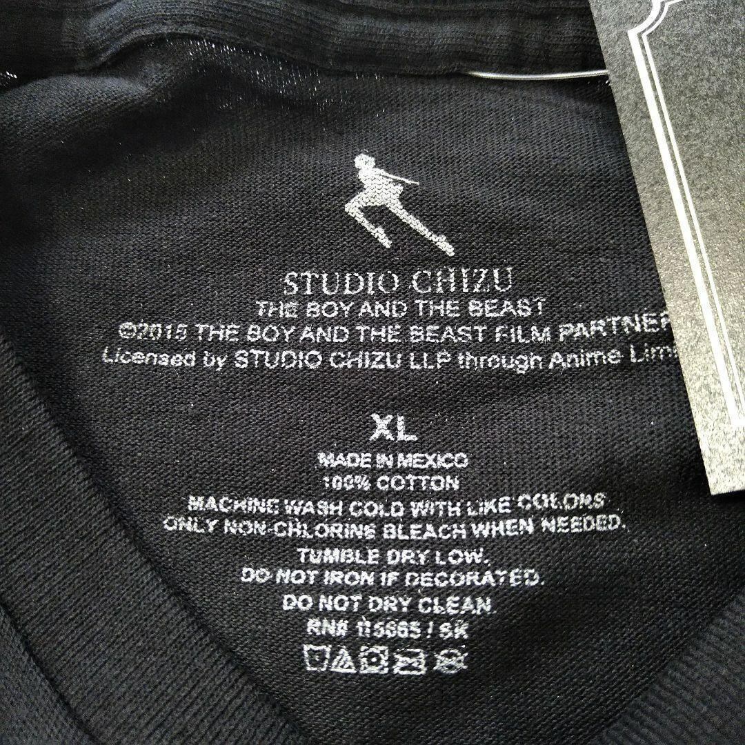 バケモノの子 Tシャツ XLサイズ 黒 映画T ムービーT アニメT 海外