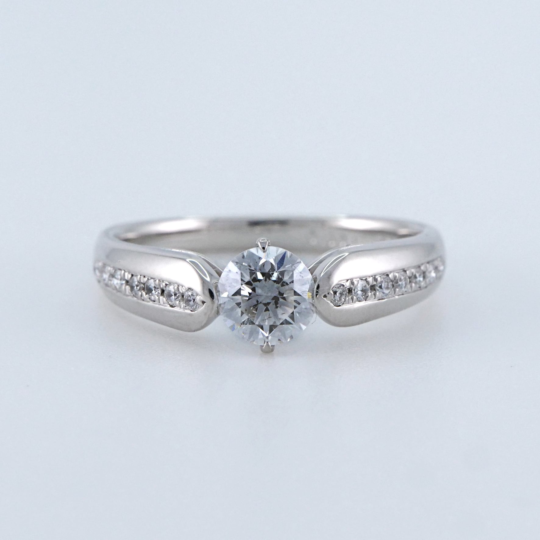 婚約指輪 エンゲージリング プラチナ指輪】Pt900 天然ダイヤモンド