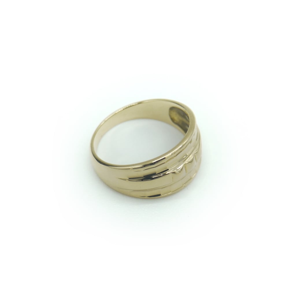K18 デザインリング 18金 指輪 11号 Y02887-