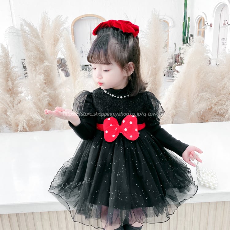 匿名配送 子供服 80 ワンピース フォーマルドレス 韓国子供服 チュール 