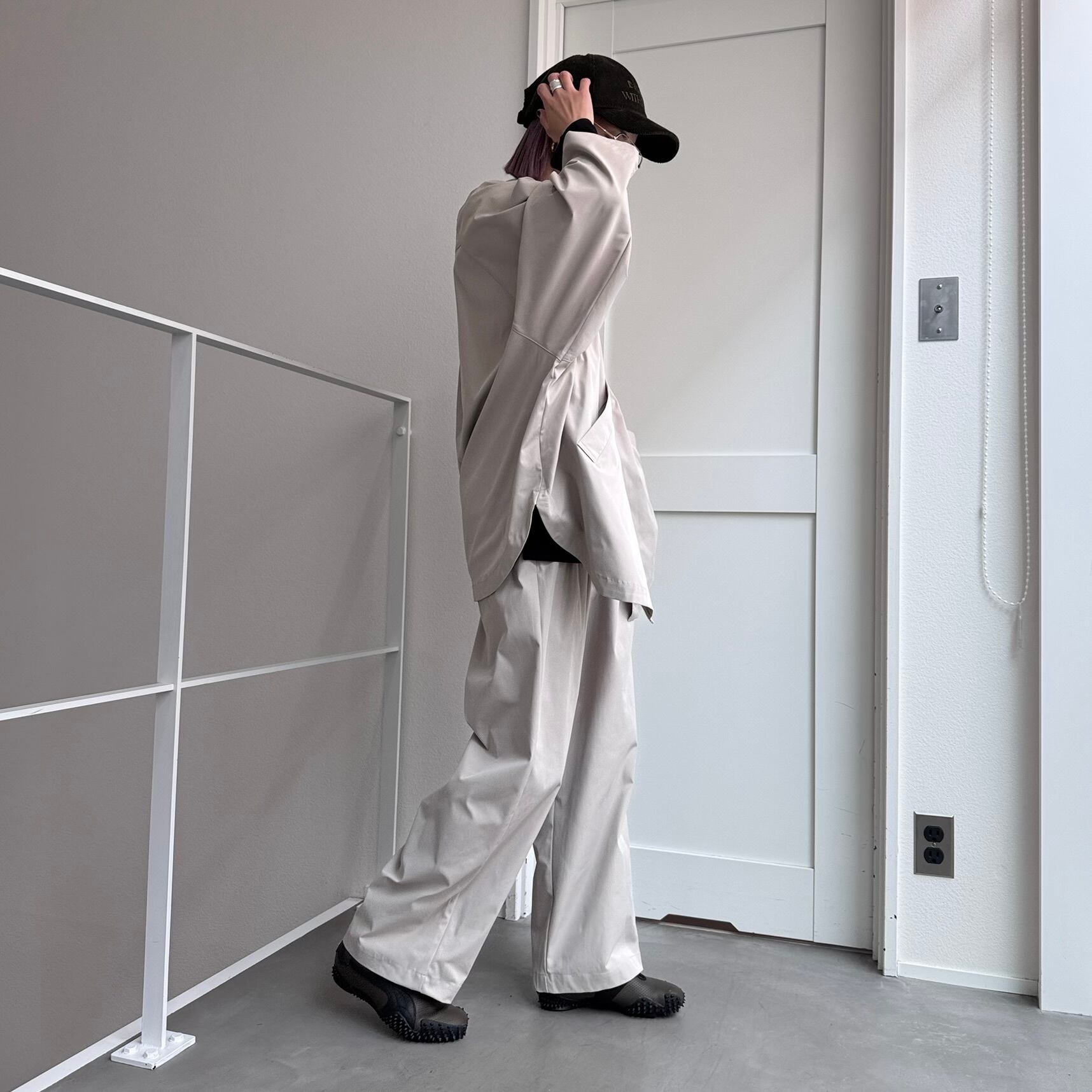 ポンチョシルエットオーバーSH/エクリュ | CFT.