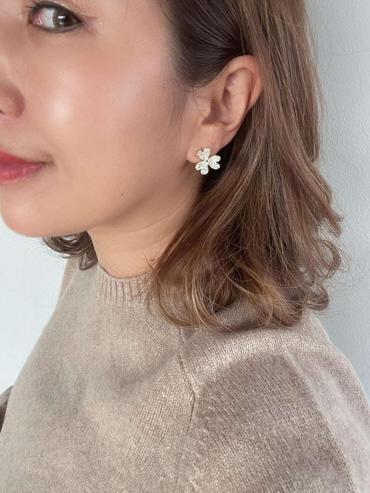 ハートフラワー( ゴールド / シルバー )