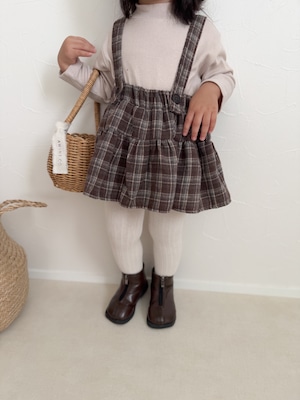 即納⌇check kankan skirt bloomer / mimimarket