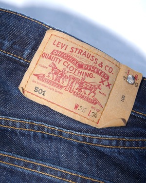 BLESS "Overjoggingjeans "L"〔NAVY/DENIMBLUE〕"