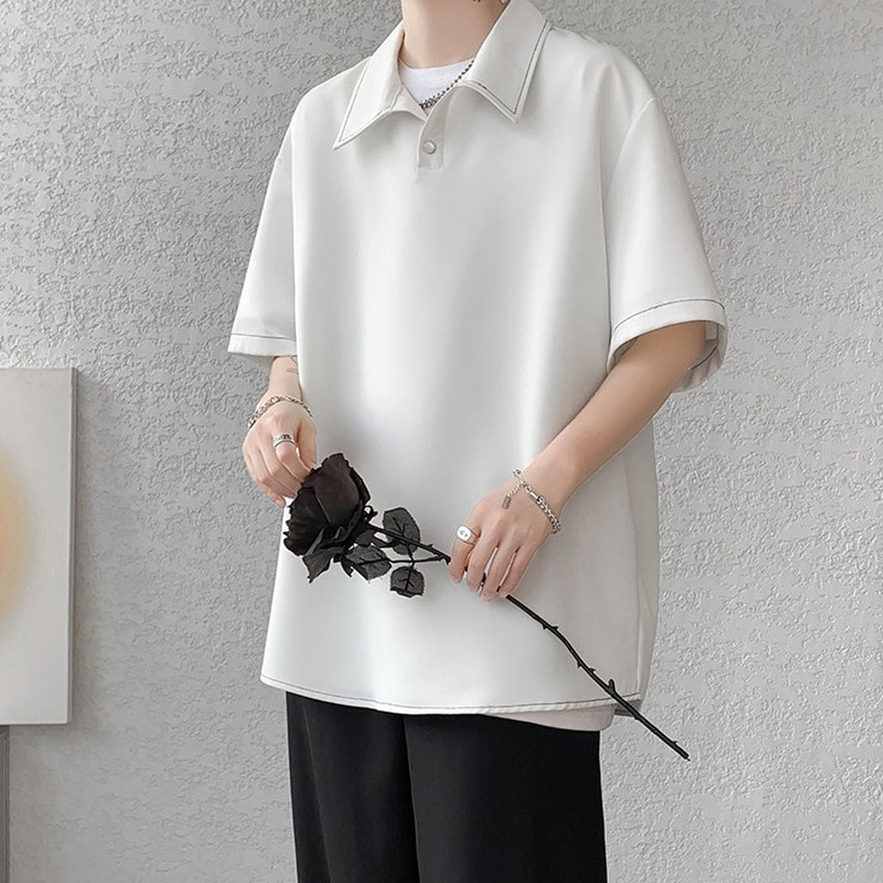 Cool short-sleeved polo shirt(MT1543) | MOTTO