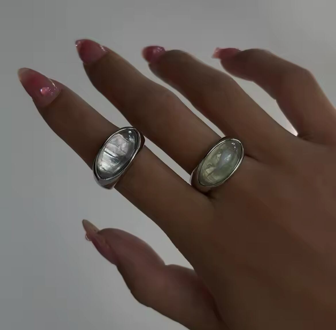 金アレ対応 ぷっくりデザインリング(0741)