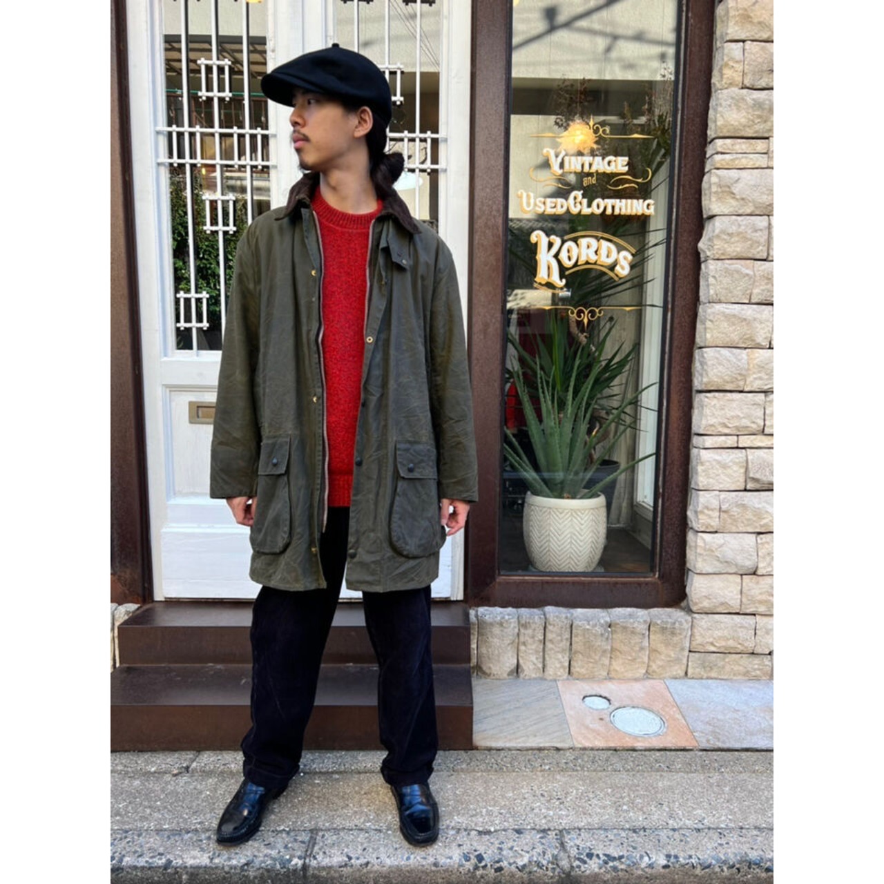 88s Barbour "NORTHUMBRIA" OILED  JACKET MADE IN ENGLAND  Size C42