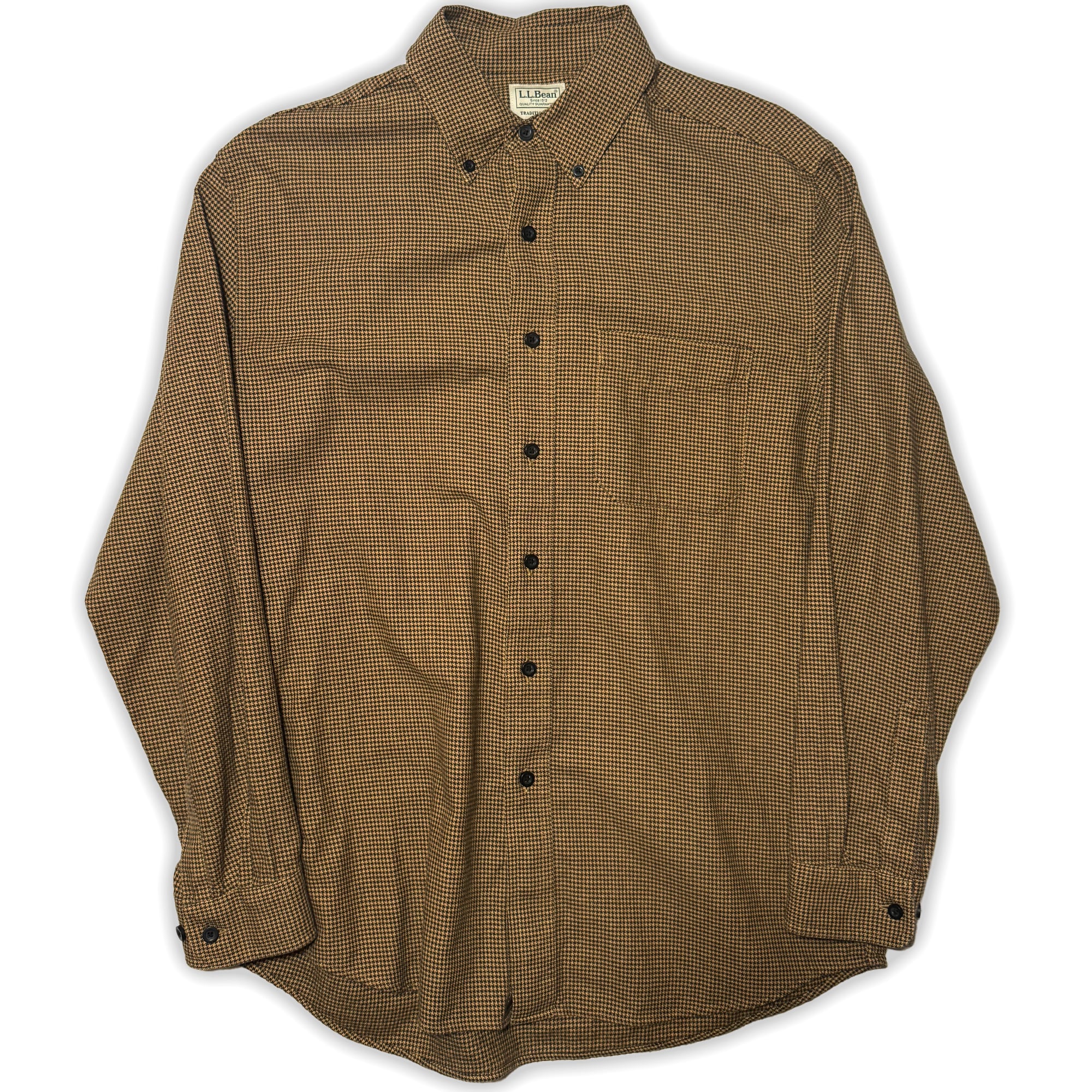 2010's タイ製 L.L.BEAN エルエルビーン 長袖 ネルシャツ ハウンド