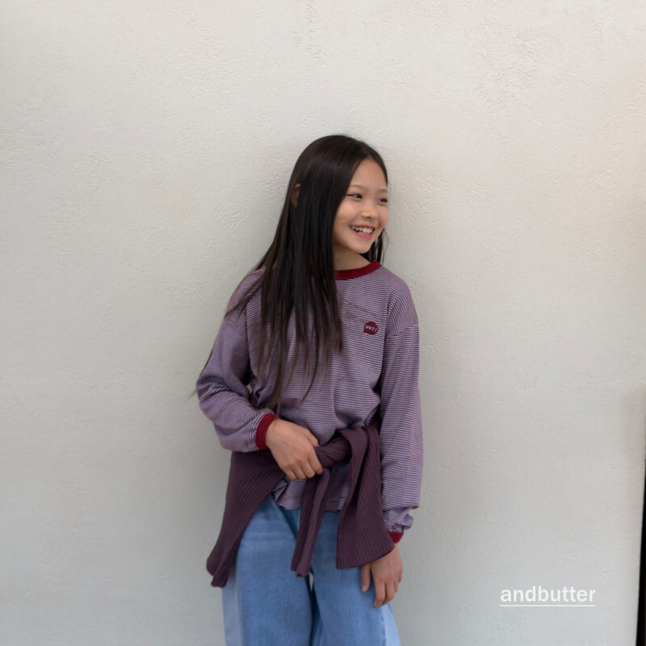 【取寄/韓国直送】and butter ヘイTシャツ｜秋服｜韓国子供服｜26/AT
