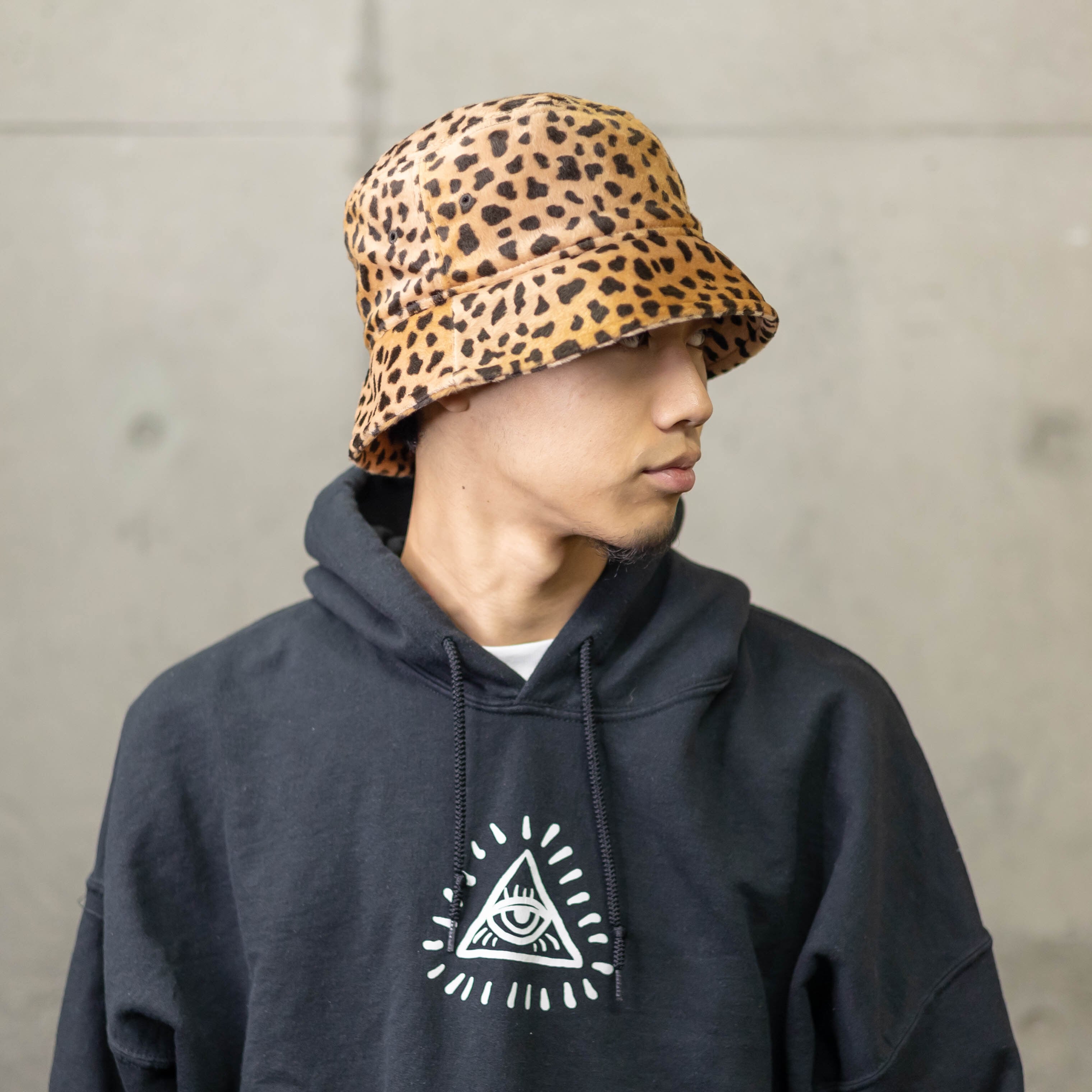 Supreme Barbour ヒョウ柄 バケットハット サイズ adidas】ふわもこ ヒョウ柄ファーバケットハット | VOLCAN&APHRODITE