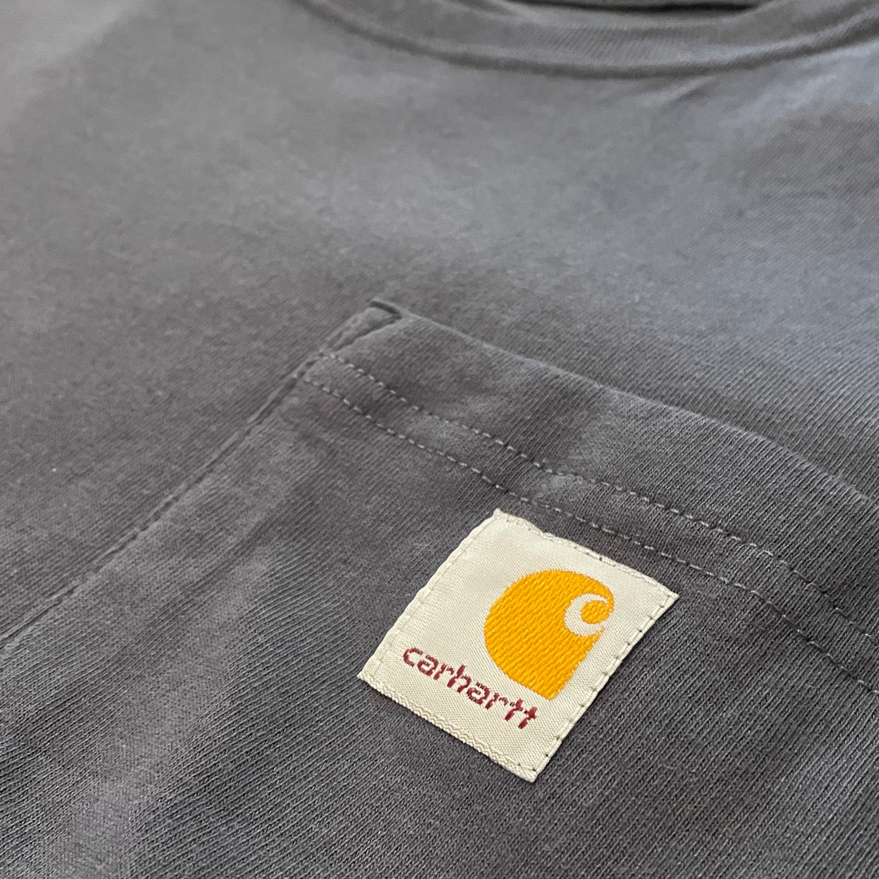 Carharttポケット Tシャツ 胸ポケット ロゴ XL オーバーサイズ