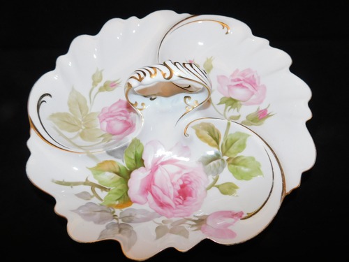 オールドオリタケ キャンデイディシュEarly Noritake candy dish (Hand Painted )  　