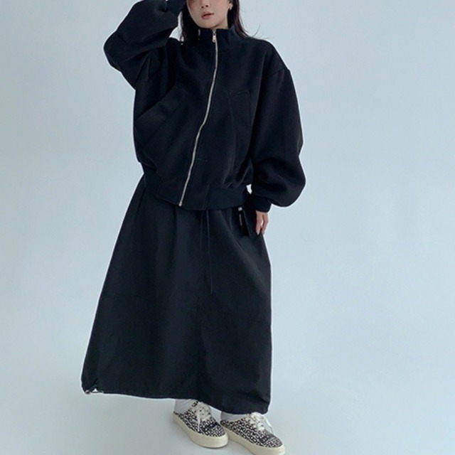 basic stand collar jacket　ベーシックスタンドカラージャケット　J1309