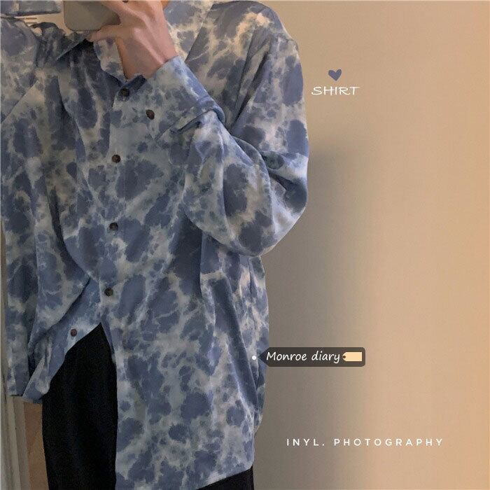 シャツ オータムウィンタースタンダードルーズスリムジャケット ロング レトロ 秋物 冬物 モンロー24592243310