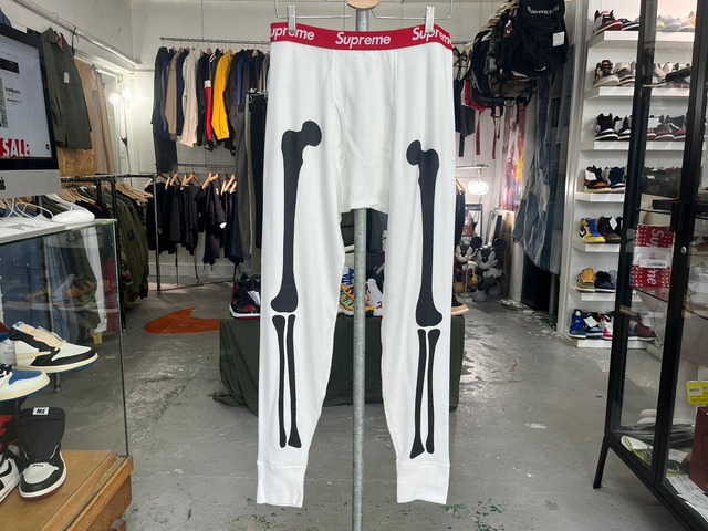 Supreme × HANES BONES THERMAL PANT NATURAL LARGE 35701