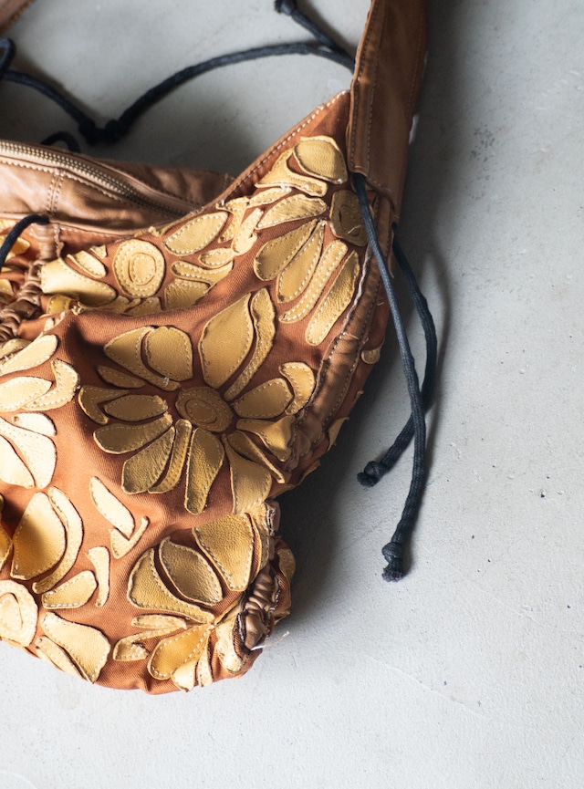 "io comme io" used Cotton sheep leather bag