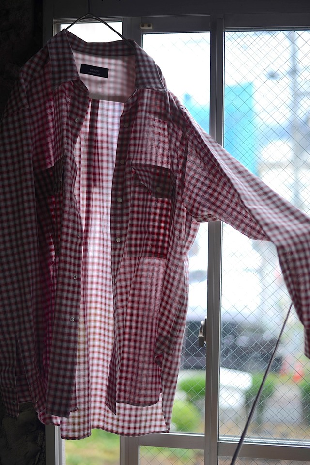 ensou. / everyday shirt (red check)