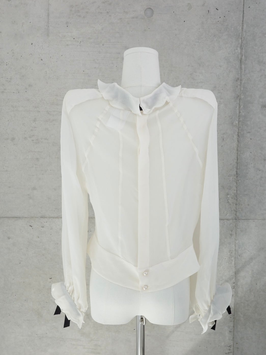 R.Vintage】CHANEL シャネル ヴィンテージ シルクシフォンブラウス | FETE