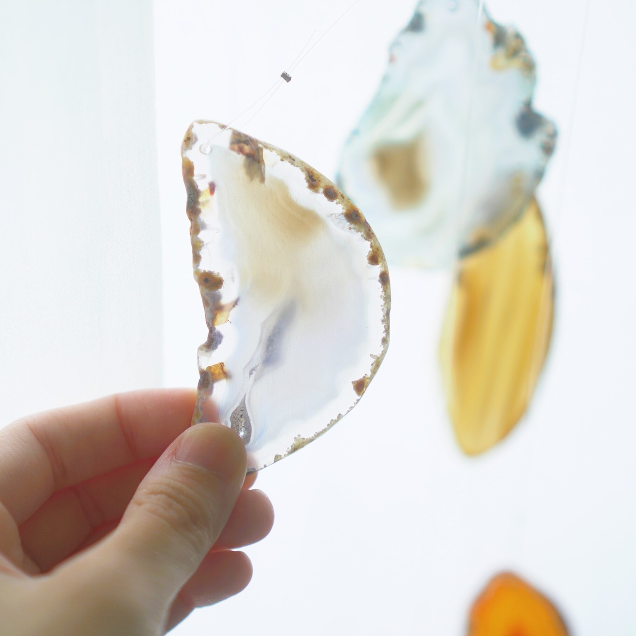 Dusk Sky - アゲートヒーリングチャイム / Agate Sun Catcher Wind Chime 062