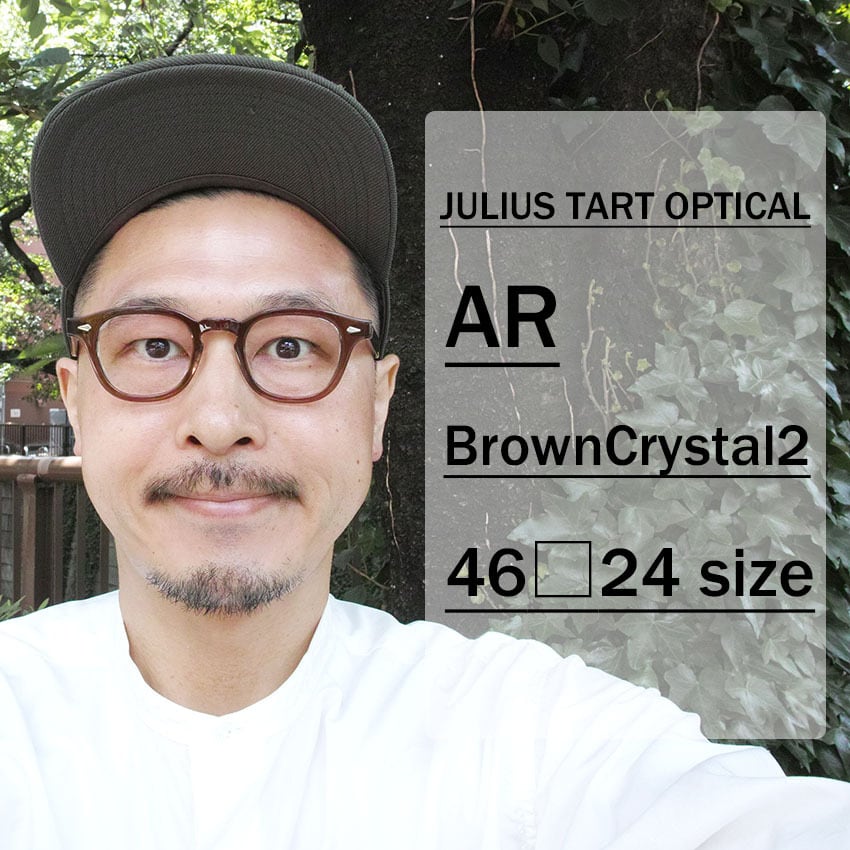 JULIUS TART OPTICAL AR 44-24 ブラウンクリスタル | nate-hospital.com