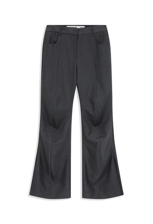 [OPEN YY] TAILORED BOOTCUT PANTS, CHARCOAL 正規品 韓国ブランド 韓国通販 韓国代行 韓国ファッション オープン ワイワイ 日本 店舗