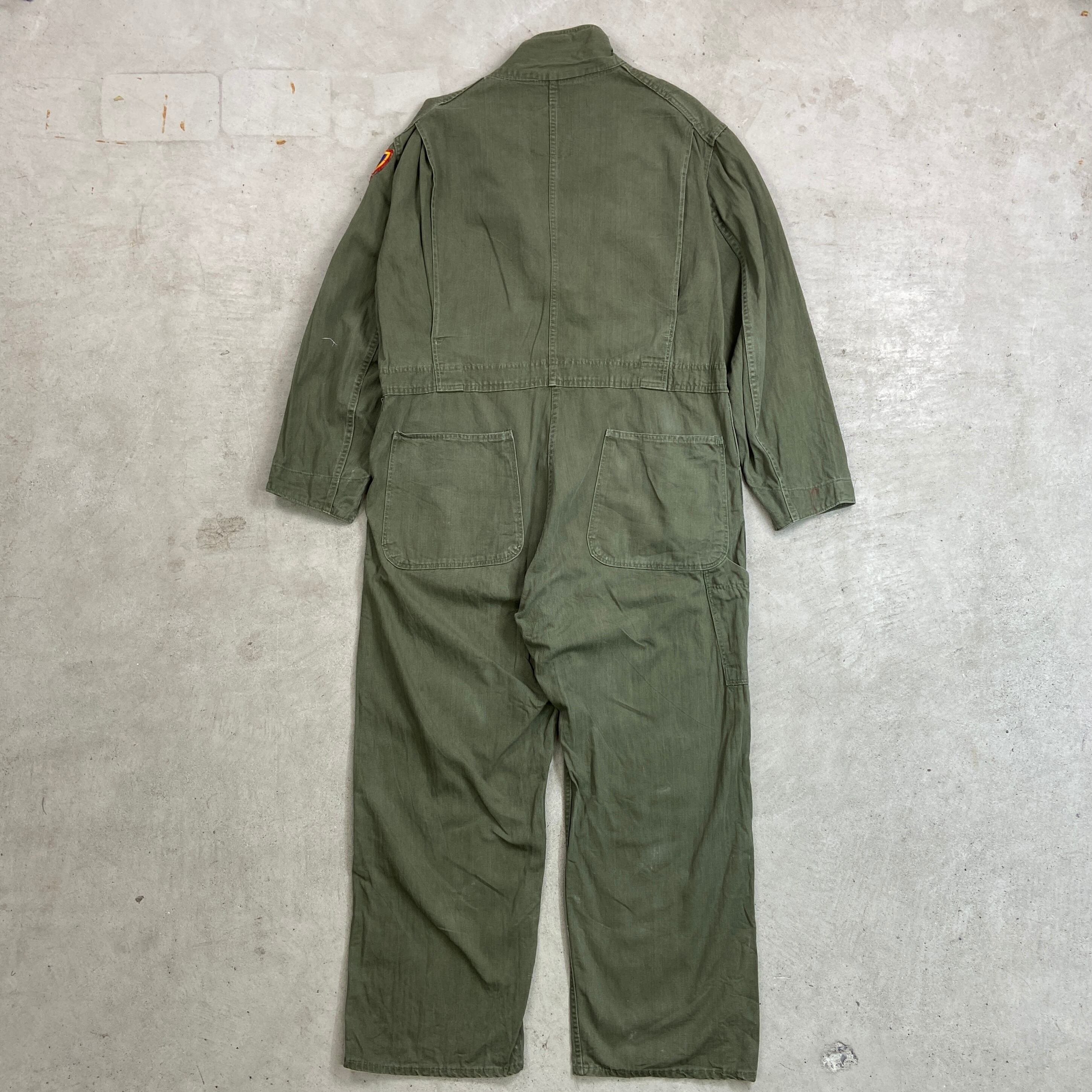 40年代 米軍実品 U.S.ARMY XX Corps HBT オールインワン 月桂樹ボタン