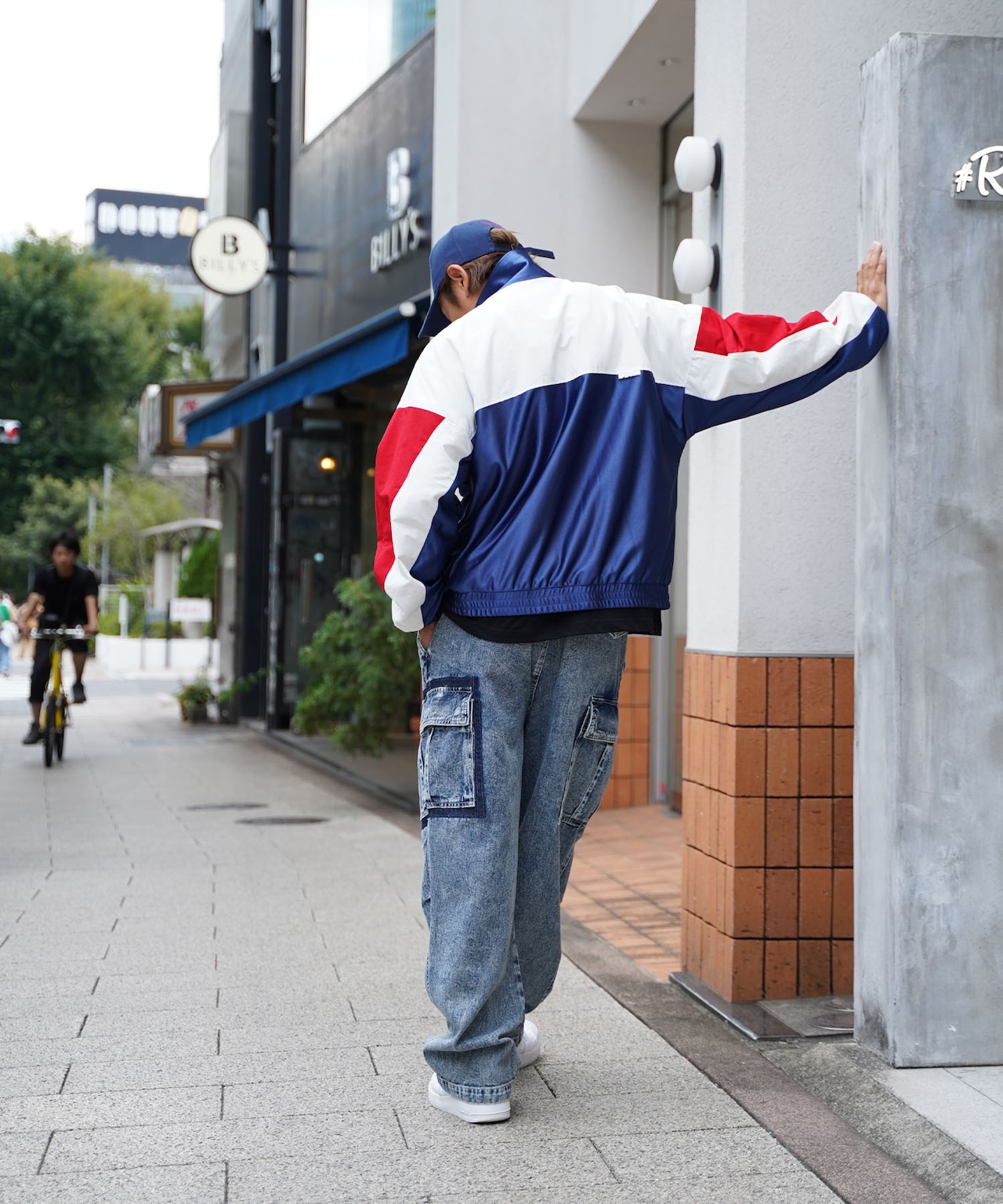 【#Re:room】SATIN SWITCHING TRACK JACKET［REJ105］