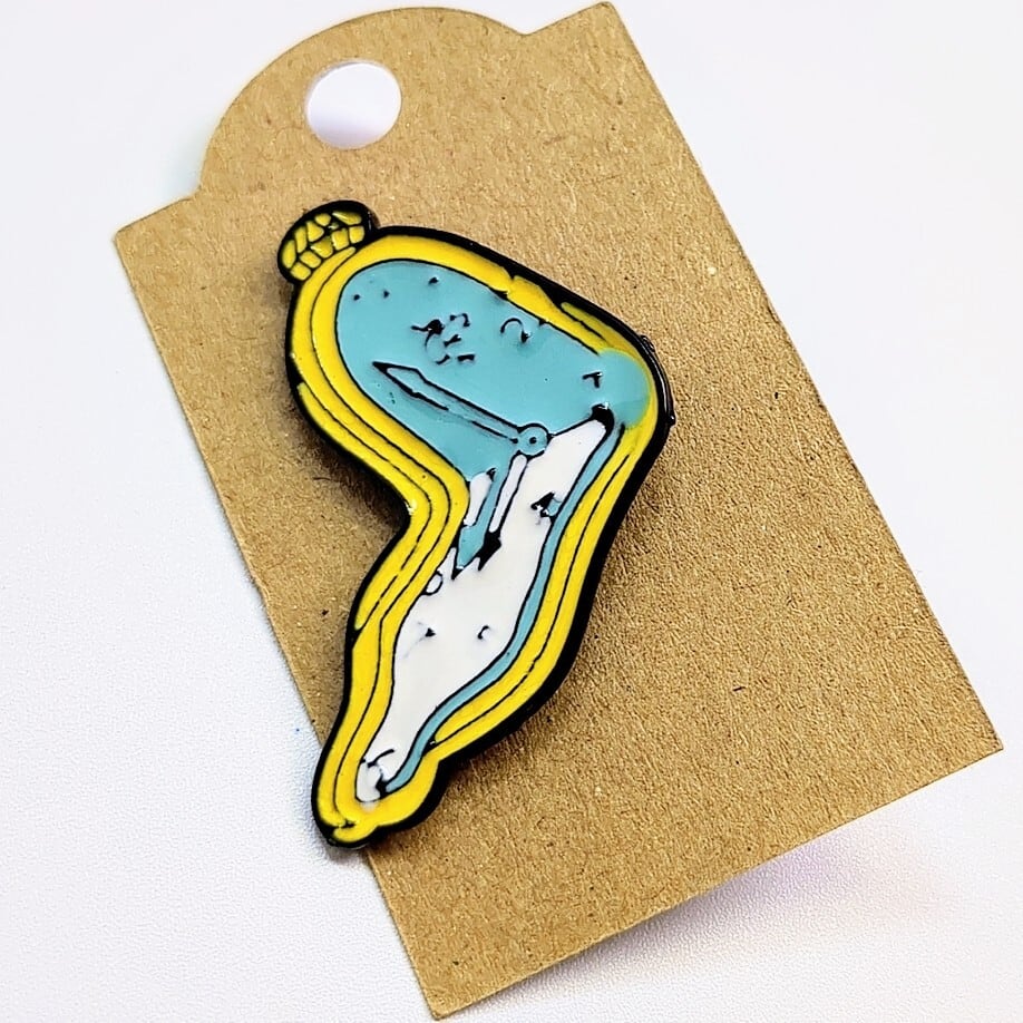 送料無料！ ★ピンズ PINS★ピンバッジ 【とける時計】 〚アメリカン雑貨 アメトイ〛