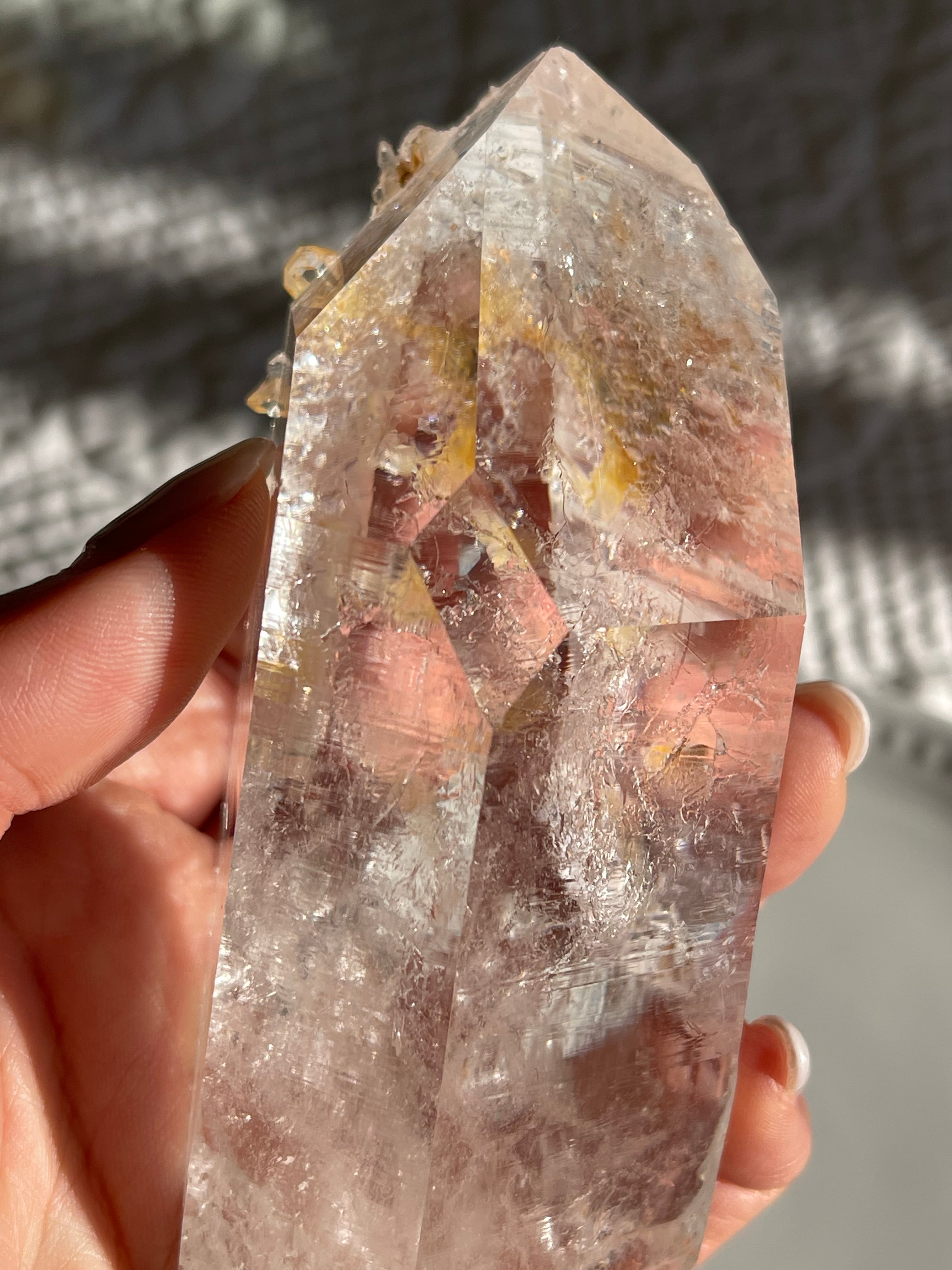 コロンビア　コスケス鉱山水入りレムリアンシード(タイムリンク,DT,セルフフィード,リモナイト)