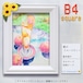 【China】B4サイズ・四角ビーズ Tei-115『桃のフルーツティ』塚本禎子のダイヤモンドアート❀