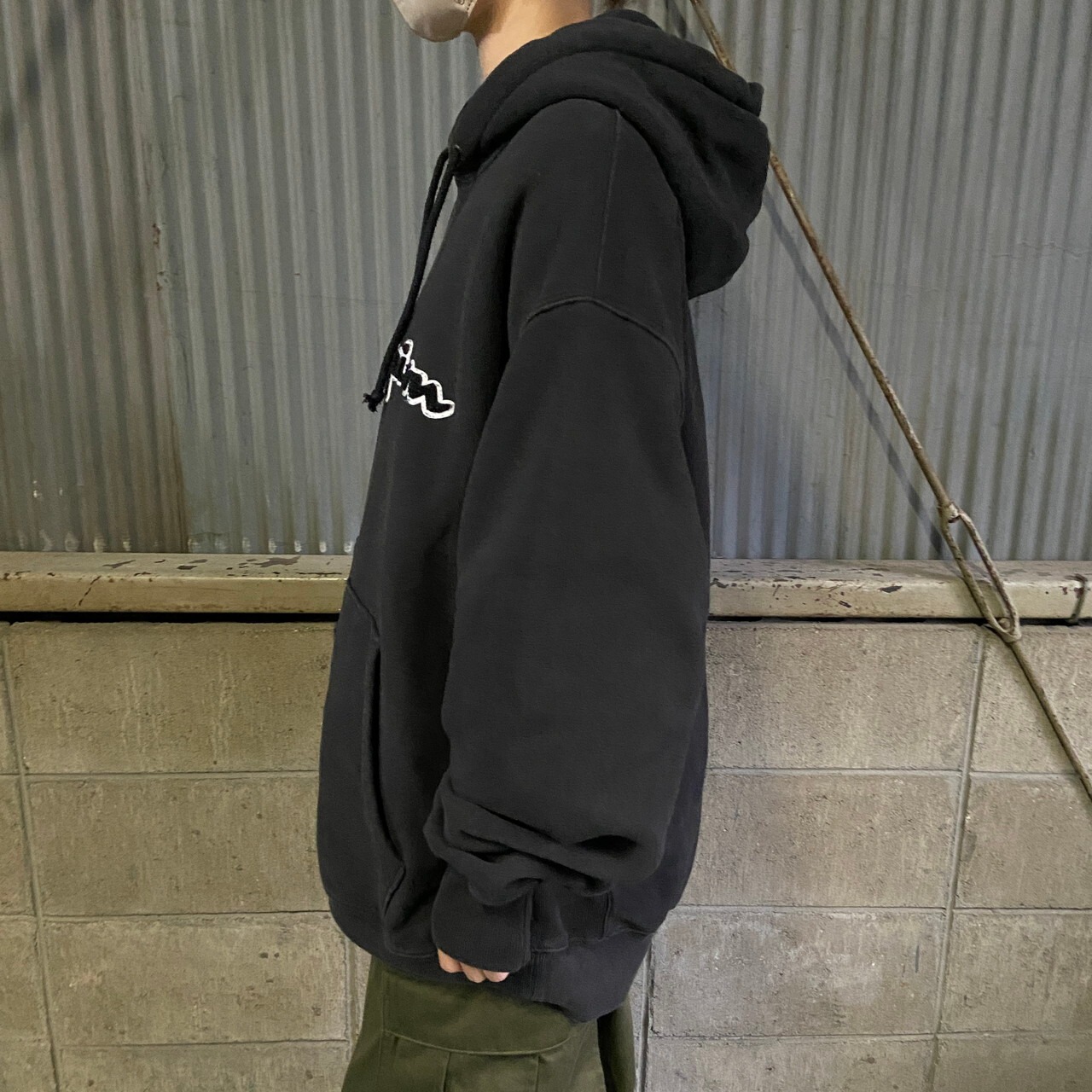 Champion チャンピオン 青タグ 復刻 フロント デカ ワッペン ロゴ 