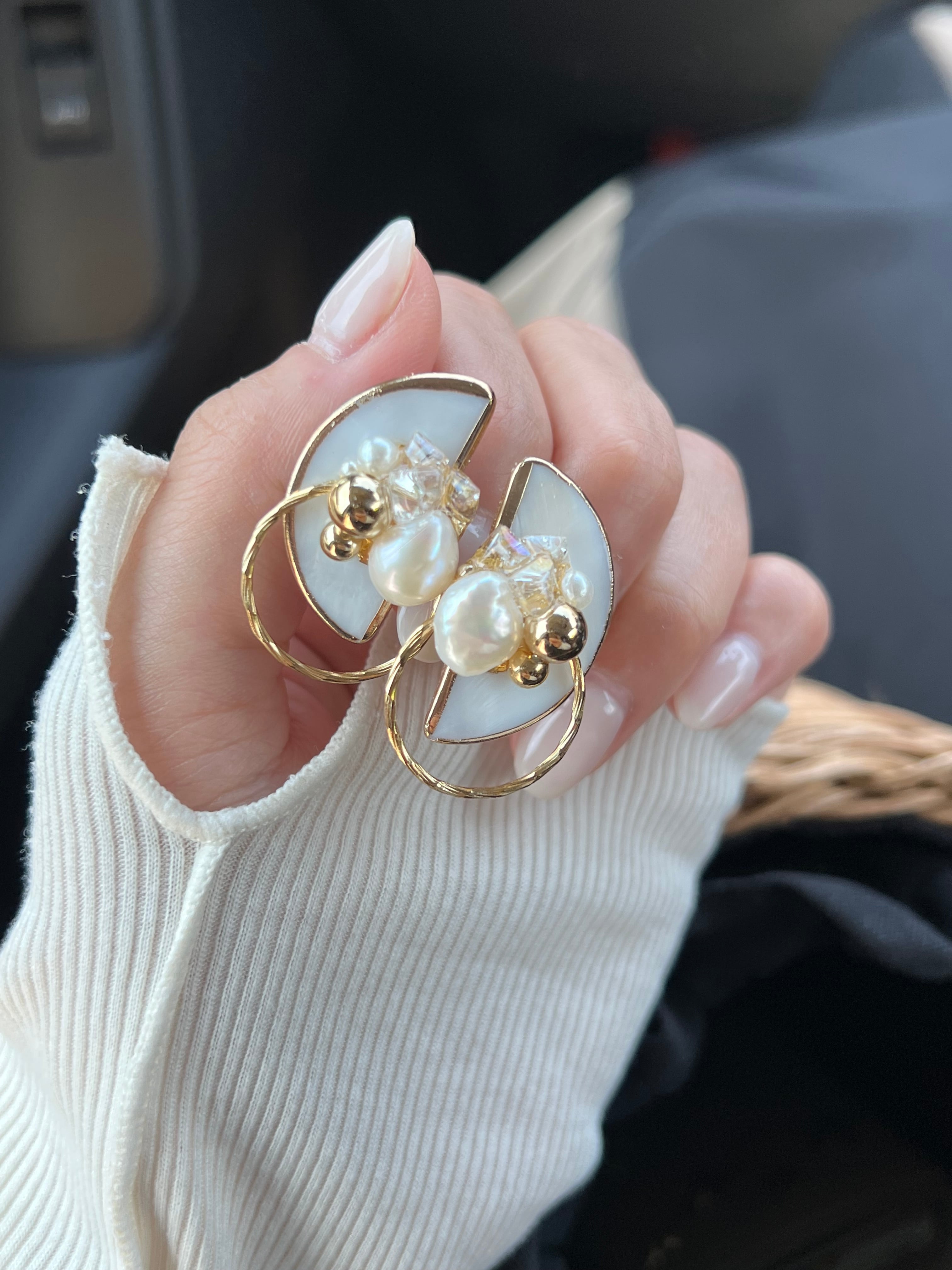 【再販】white shell bijou