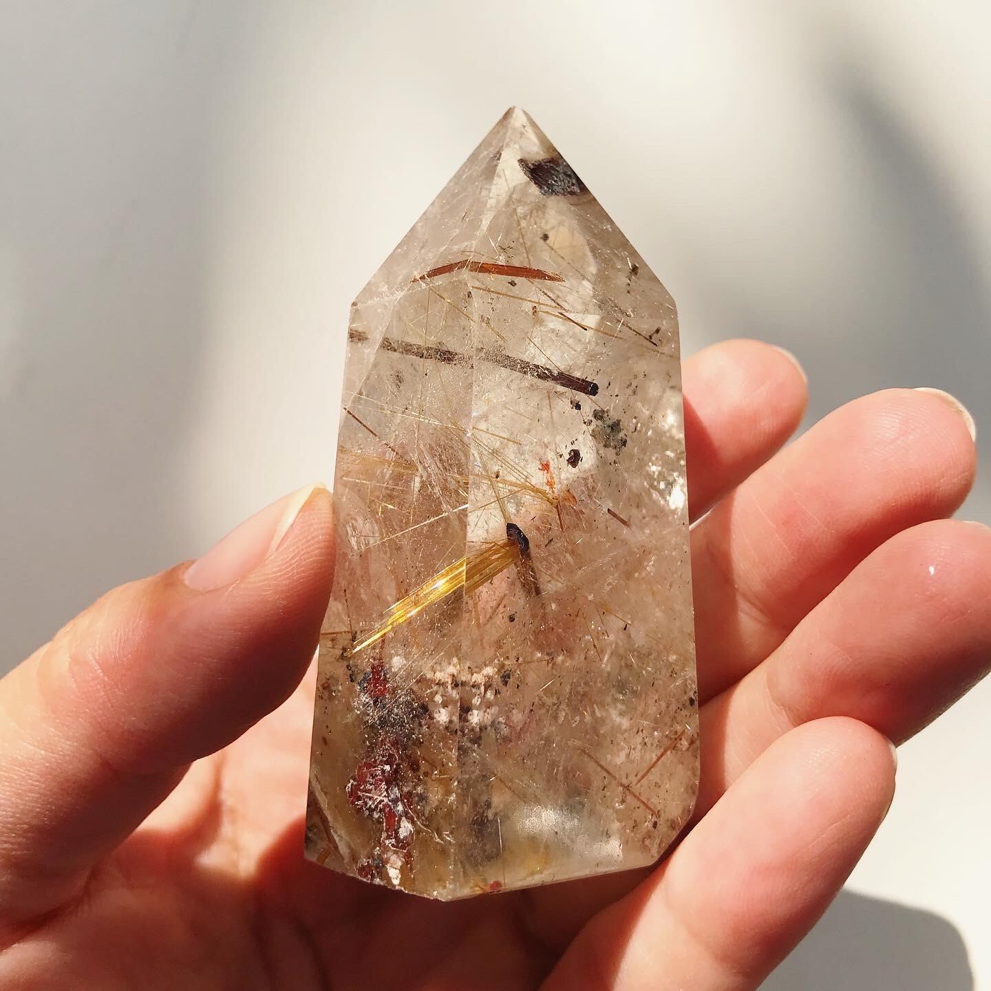 Rutilated Quartz Point 6