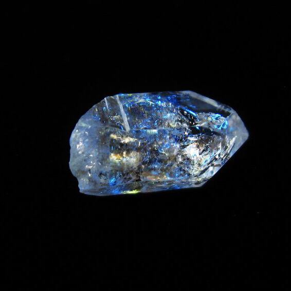 オイルインクォーツ 原石 石油入り 水晶 原石 一点物 171-3853