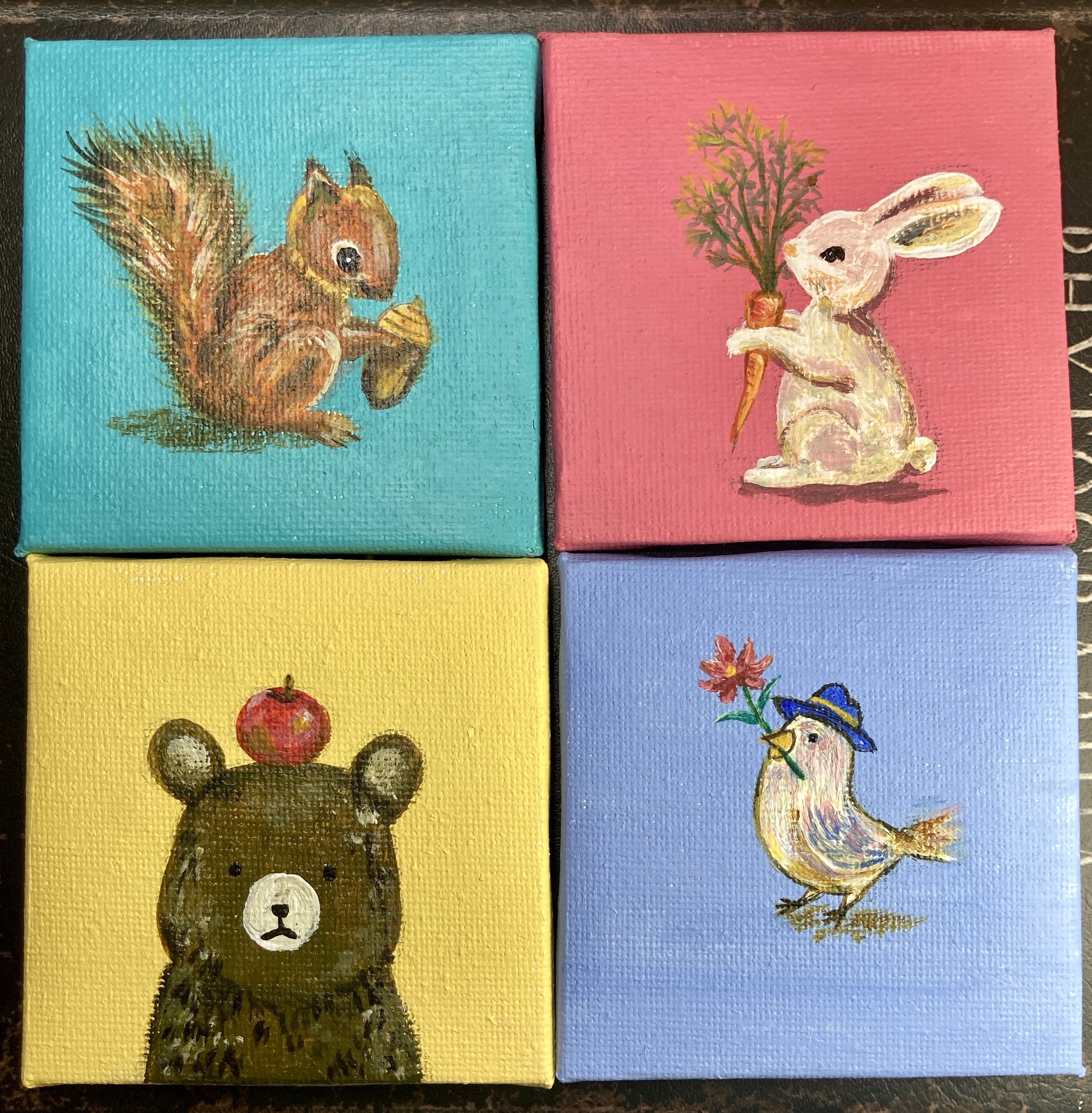 小さなキャンバス画(7㎝×7㎝) | LampLight